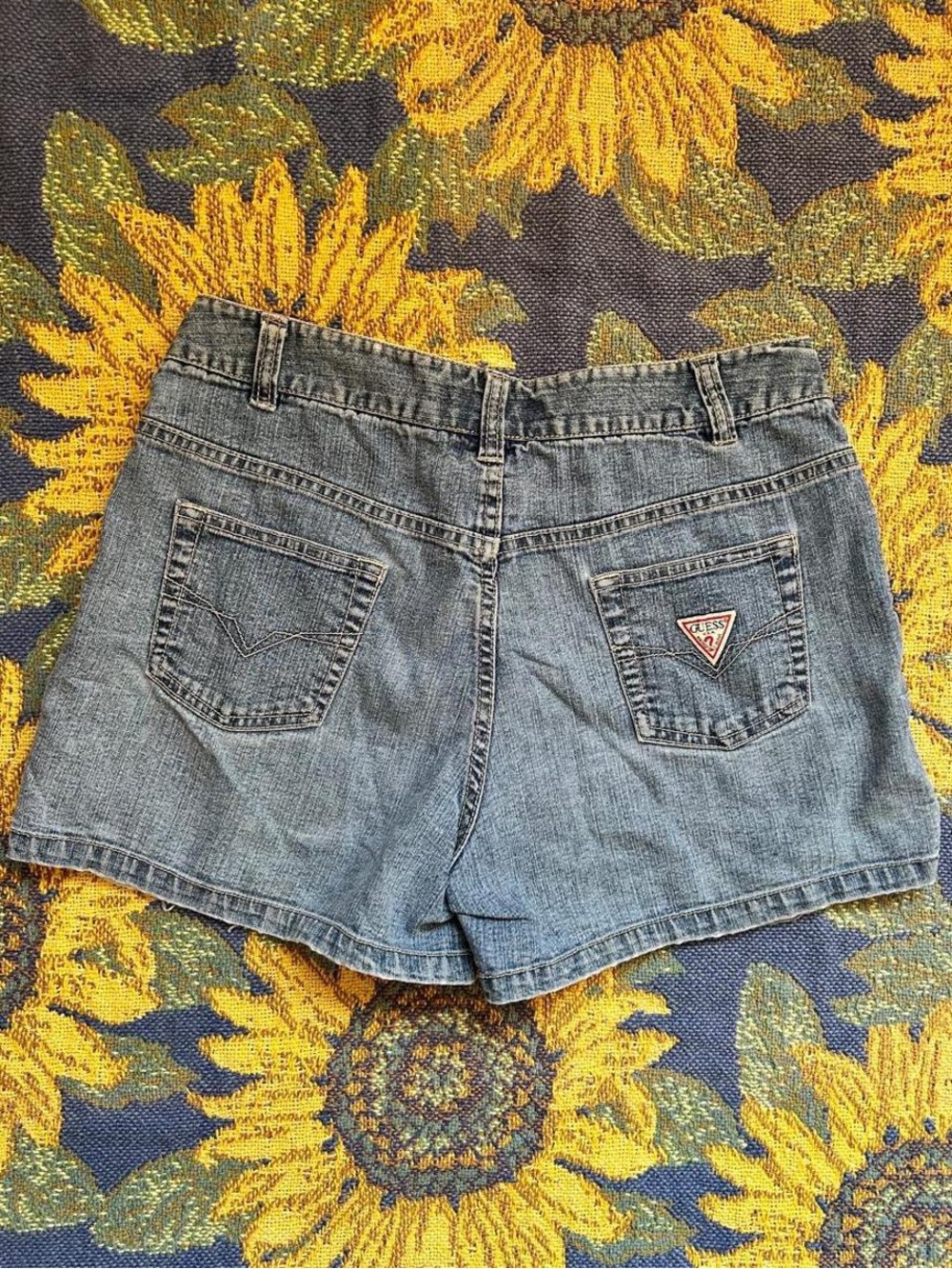 GUESS Light Blue Denim High-Rise Women's Jean Shorts